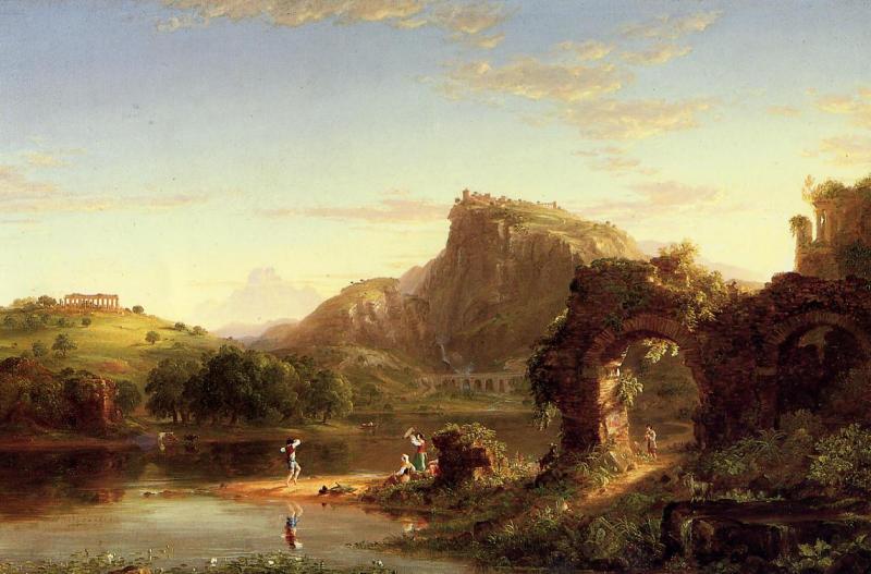 Thomas Cole Italian Sunset oil painting picture